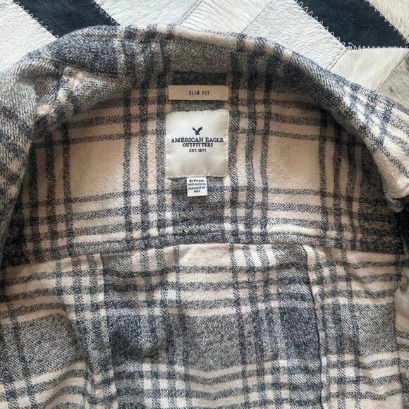 2/$20 American Eagle PL Plaid Shirt - Picture 3 of 6